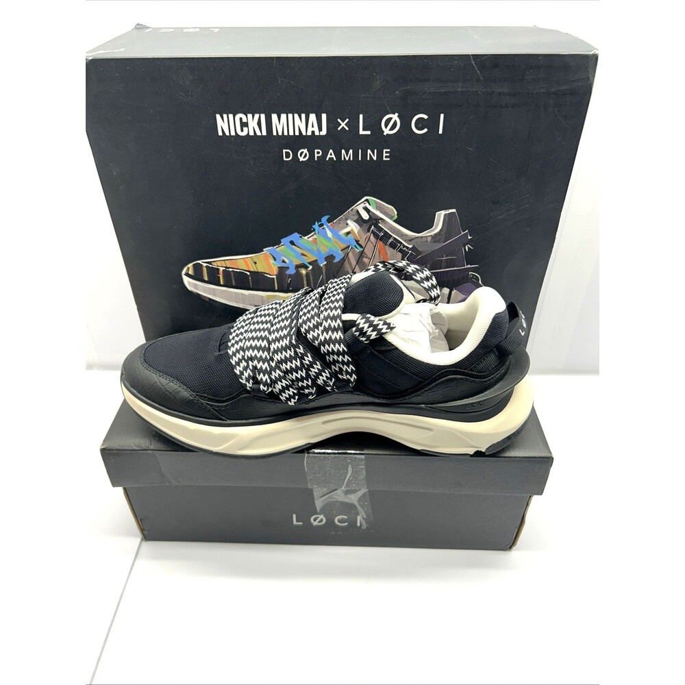 Nicki Minaj Loci Dopamine Sneakers Black/White Men 11 New in Box